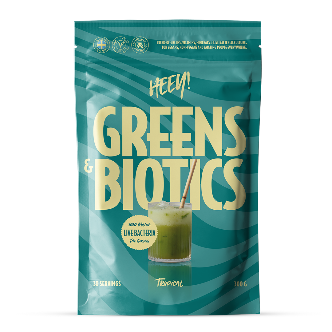 Greens & Biotics Superfood + Probiotics Heey!