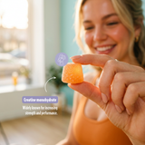 Heey! Creatine Gummies Sour Peach - kreatin for styrka och prestation
