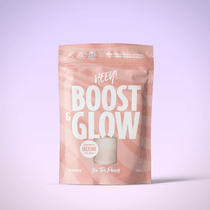 Heey! Boost & Glow Kreatin Monohydrat Ice Tea Persika - med veganskt kollagen