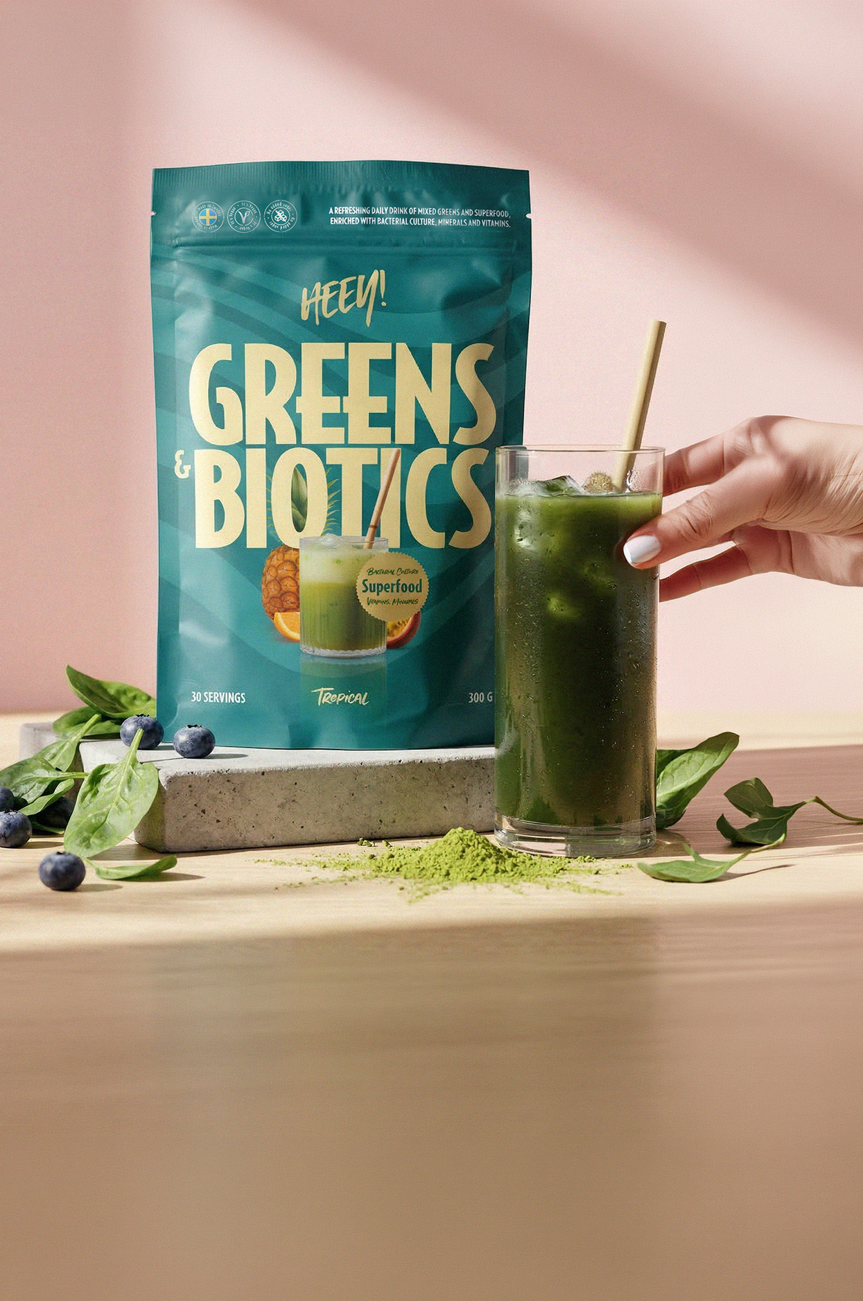 Fuel Your Day with Greens & Biotics!