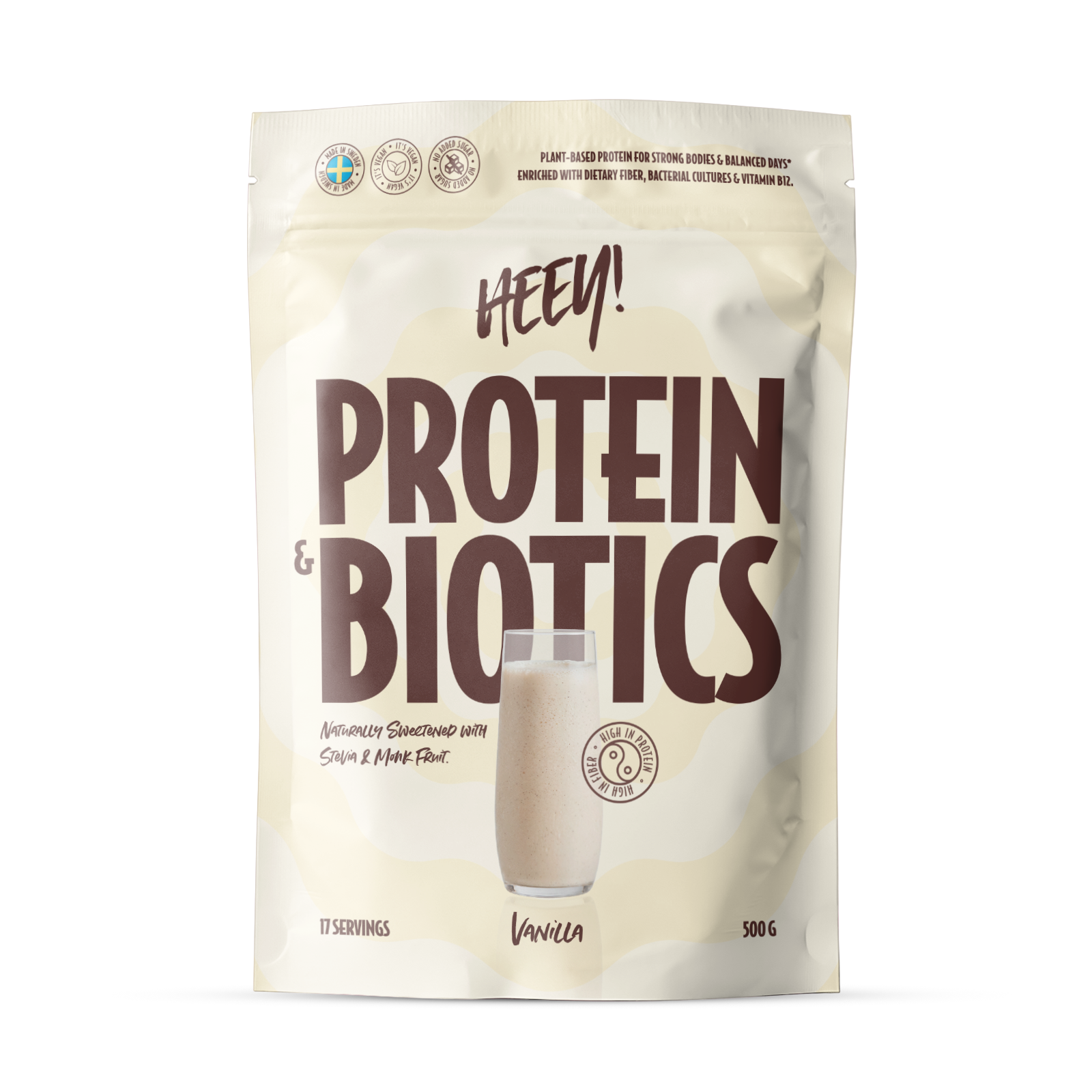 Heey! Protein & Biotics Vanilla 500 g pouch