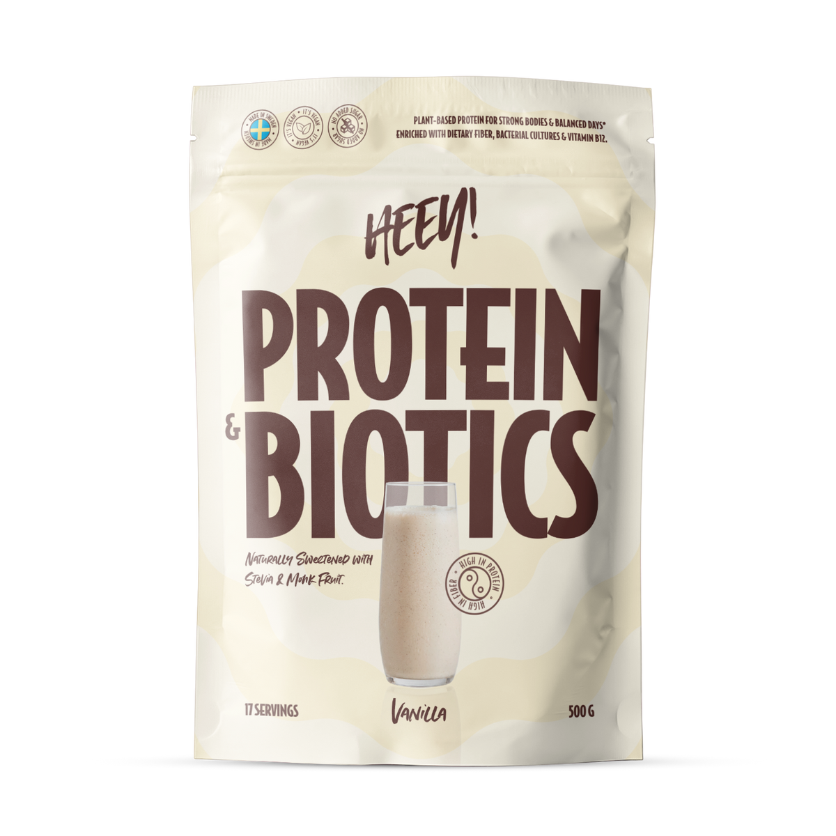 Heey! Protein & Biotics Vanilla 500 g pouch