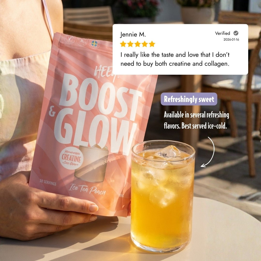 Boost & Glow Creatine + Coll - egan® - Heey!