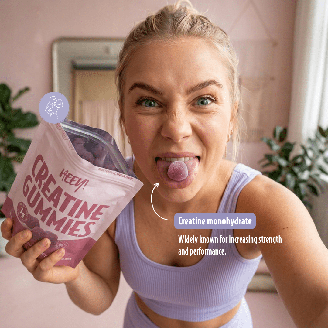 Heey! Creatine Gummies Berry Cherry - daglig kreatin-gummie