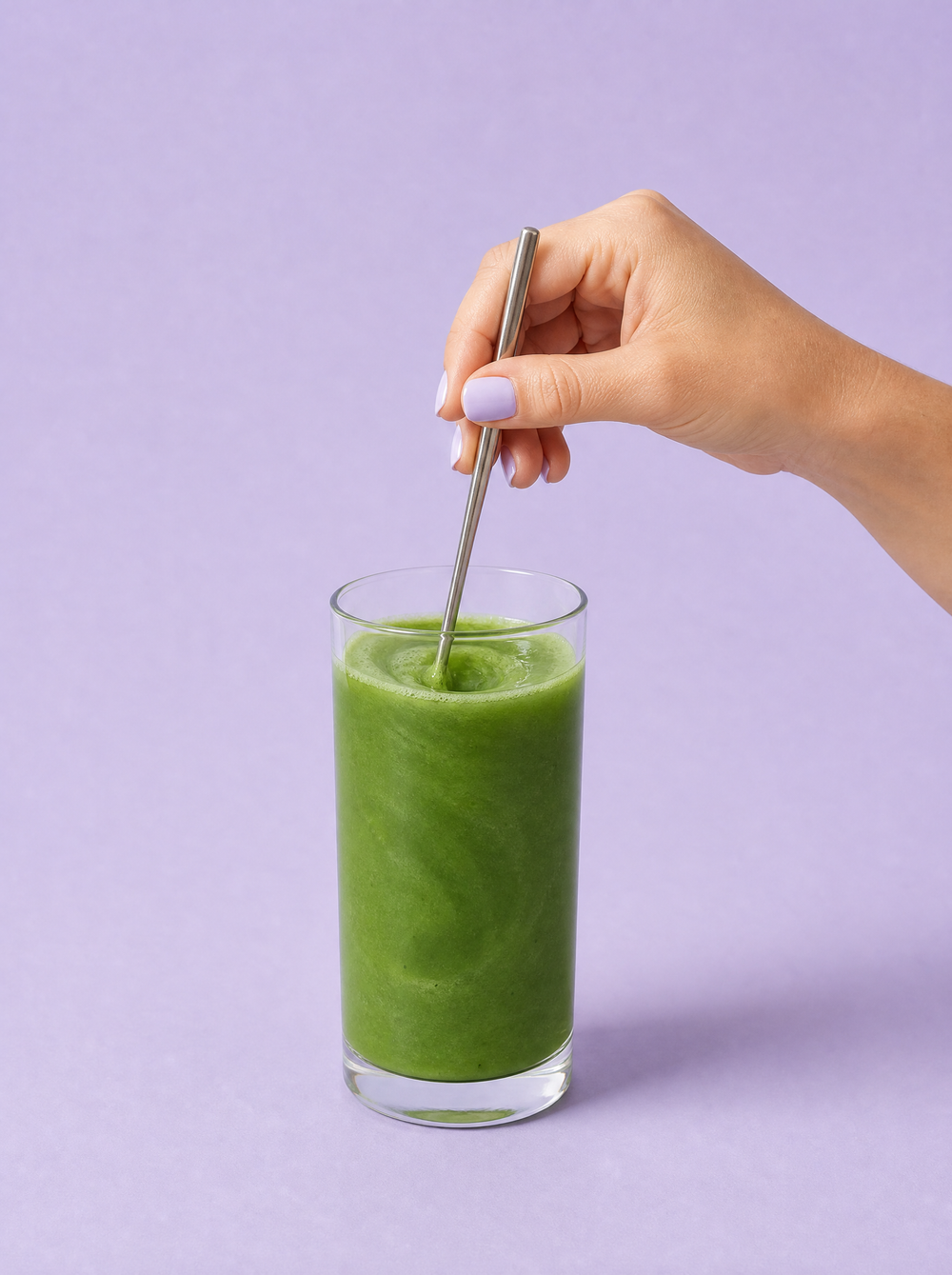 Rör ner i kallt vatten eller juice