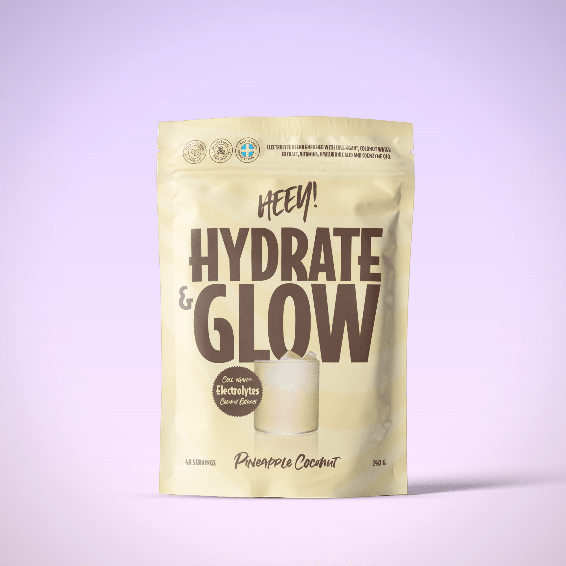 Hydrate & Glow Electrolytes + Coll - egan® - Heey!